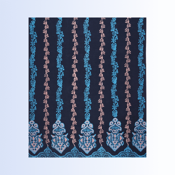 2 Piece - Block Print Cotton Suit (Unstiched) - Image 2
