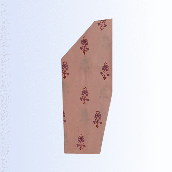 2 Piece - Block Print Cotton Suit (Unstiched) - Image 3