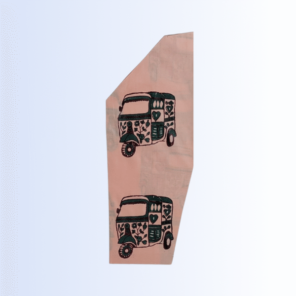 2 Piece - Block Print Cotton Suit (Unstiched) - Image 3