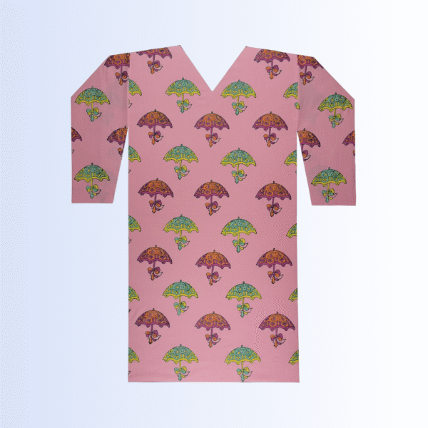 2 Piece - Block Print Cotton Suit (Unstiched)
