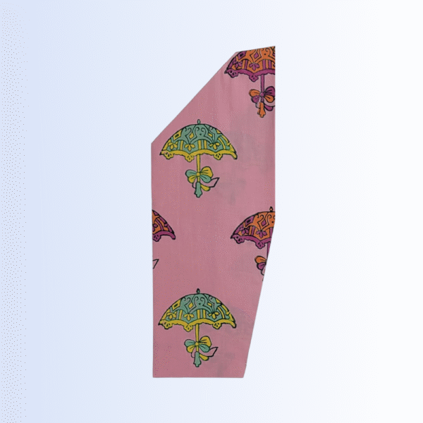 2 Piece - Block Print Cotton Suit (Unstiched) - Image 3